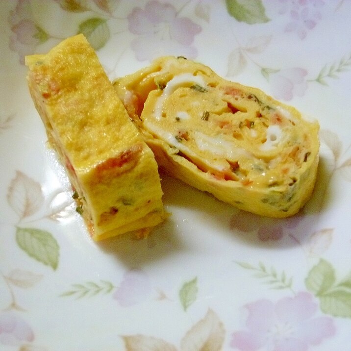 桜海老とねぎの卵焼き